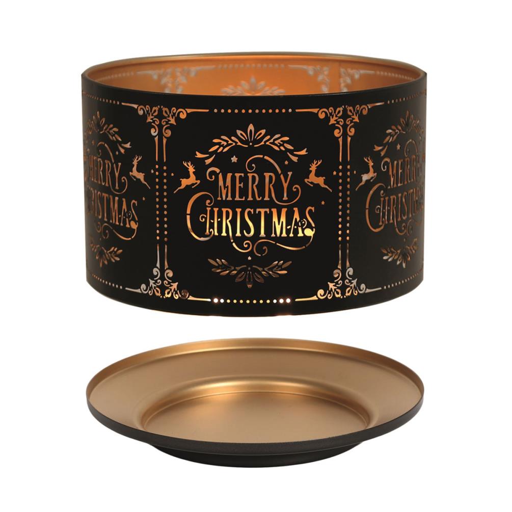 Aroma Silhouette Black Merry Christmas Shade & Tray £13.04